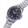 Pierre Cardin reloj de hombre analógico de cuarzo CNI.0030 40mm esfera negra correa de piel