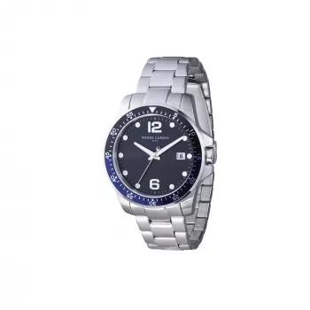 Reloj de cuarzo analógico de hombre Pierre Cardin CNI.0030 40 mm esfera negra correa de piel