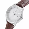 Pierre Cardin Reloj de hombre CLC.6000 cuarzo analógico 43mm caja de acero inoxidable correa de piel negra