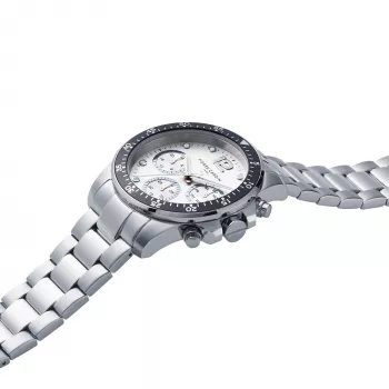 Pierre Cardin Reloj de pulsera hombre cuarzo CNI.0012 40mm caja de acero inoxidable correa de piel negra