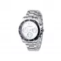 Pierre Cardin reloj de hombre analógico de cuarzo CNI.0012 40mm caja de acero inoxidable correa de piel negra