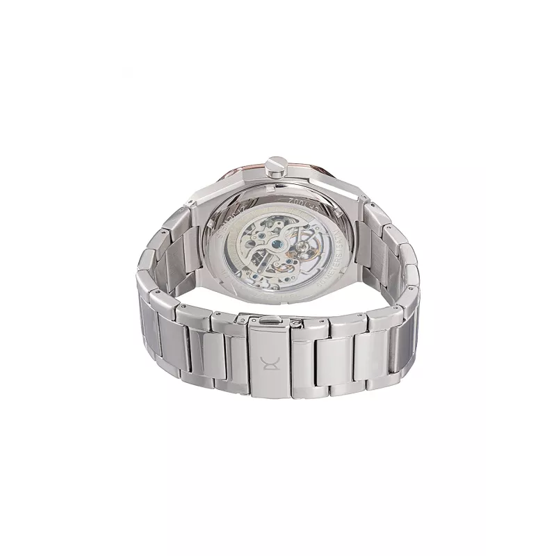 Pierre Cardin Reloj de cuarzo para hombre CF.1002.MU 42mm Acero inoxidable Esfera negra Correa de piel