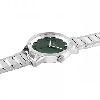 Pierre Cardin Reloj de hombre CCP.5028 (45 mm) caja de acero inoxidable esfera negra correa de piel