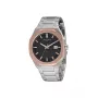 Pierre Cardin Reloj de hombre CF.1000.MU 42mm Cuarzo analógico acero inoxidable esfera negra correa de cuero