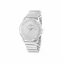 Pierre Cardin Reloj hombre CLC.6001 43mm acero inoxidable cuarzo analógico esfera negra correa de piel