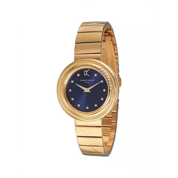 Pierre Cardin Mujer Reloj de cuarzo analógico CF.1010.MG Plata acero inoxidable correa de malla 32mm