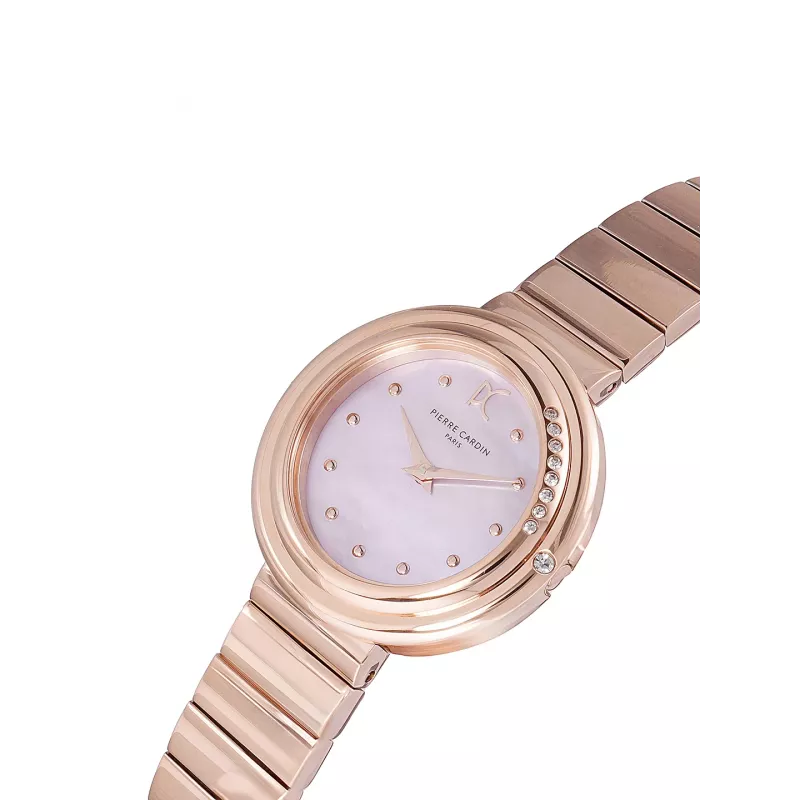 Reloj de mujer Pierre Cardin CF.1010.MR.1 cuarzo analógico 32 mm oro rosa