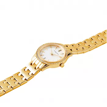 Reloj Pierre Cardin mujer de cuarzo analógico CF.0611.SE.G 30mm malla de acero inoxidable