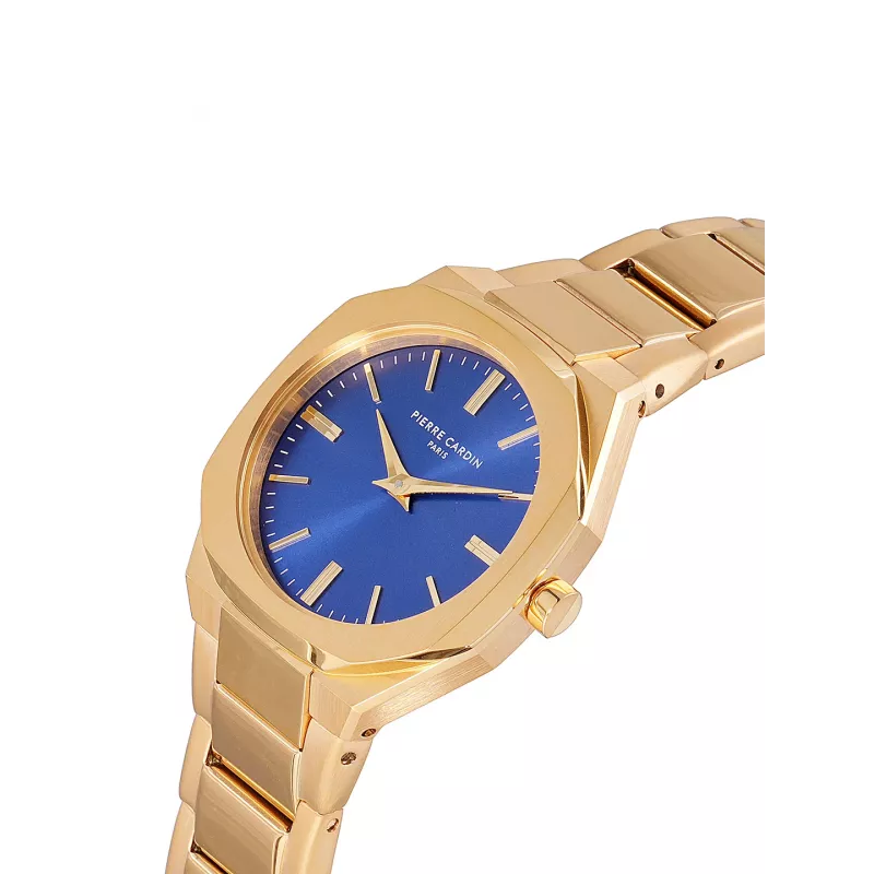 Reloj analógico de cuarzo de mujer Pierre Cardin CF.1008.MG.2 32mm correa de malla de acero inoxidable plateado