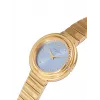 Pierre Cardin Reloj de pulsera de cuarzo para mujer CF.1010.MG.1 - 32 mm Caja de acero inoxidable dorado, esfera blanca, correa de piel marrón