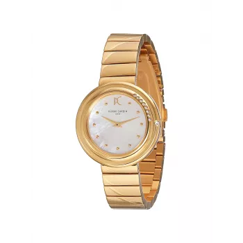 Pierre Cardin Reloj mujer de cuarzo analógico CF.1010.MG.2 - 32mm Acero inoxidable Esfera plateada
