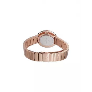 Pierre Cardin Reloj analógico de cuarzo de mujer CF.1010.MR 32mm Esfera plateada Correa de piel negra