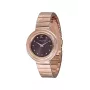 Pierre Cardin reloj de mujer analógico de cuarzo CF.1010.MR 32mm esfera plateada correa de piel negra
