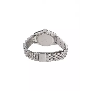 Reloj de mujer Pierre Cardin cuarzo analógico CF.1012.MS 28mm caja de acero inoxidable correa de piel negra