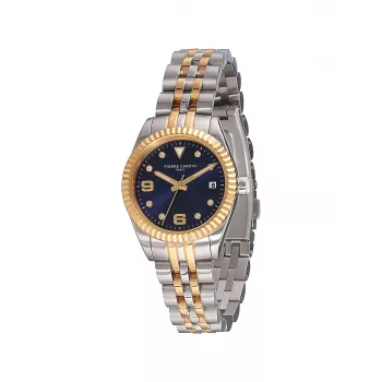 Pierre Cardin Reloj mujer cuarzo analógico CF.1012.MU.3 - 28mm plata acero inoxidable milanés
