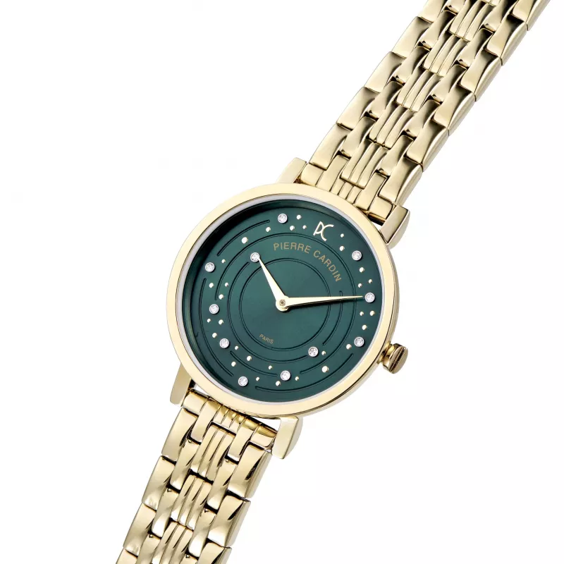 Reloj de cuarzo de mujer Pierre Cardin CCM.0552 plata acero inoxidable malla 32mm