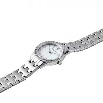Pierre Cardin Reloj de cuarzo de mujer CF.0611.SJ plata acero inoxidable malla 30mm