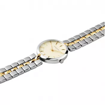 Pierre Cardin Reloj de cuarzo para mujer CF.0707.SU.G 32mm plata acero inoxidable correa milanesa