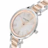 Pierre Cardin Reloj para mujer CBC.5006 32mm acero inoxidable cuarzo analógico esfera blanca piel negra