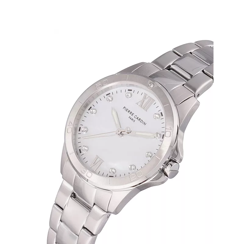 Reloj de mujer Pierre Cardin CF.1009.MS 34 mm plata acero inoxidable cuarzo analógico