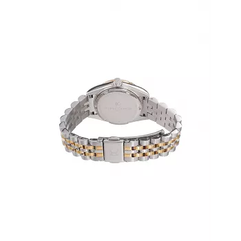 Pierre Cardin Reloj para mujer CF.1012.MU.4 28mm Correa de malla de acero inoxidable Esfera plateada
