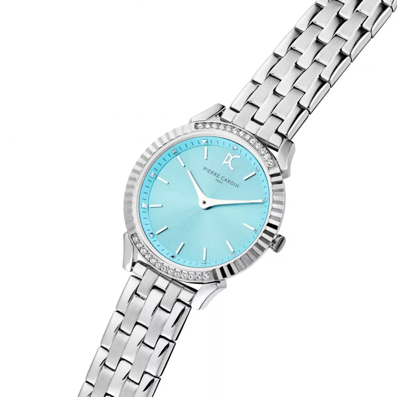 Reloj de mujer Pierre Cardin CPI.2588 32mm oro rosa acero inoxidable malla
