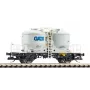 PIKO 47758 TT vagón cisterna de cemento GATX época V