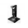 PIXMINDS LEXIP BLACK FLAG RESYNCED TATOO Soporte para auriculares - LED RGB, hub USB de 2 puertos, audio de 3,5 mm, Negro