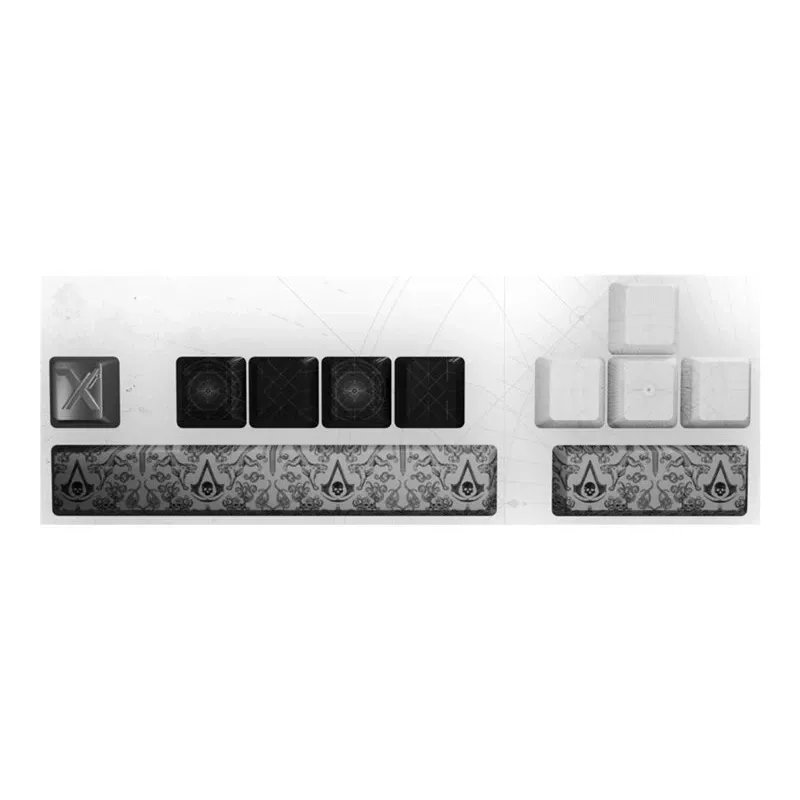 PIXMINDS Lexip Black Flag Resynced Set de teclas Tattoo para teclado mecánico