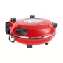 Horno de pizza TEESA SUPREME, 1200 W, 32 cm, ventana, piedra extraíble, control de doble calefacción