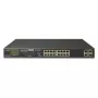 PLANET FGSW-1822VHP switch gestionado PoE+ de 18 puertos con 16x Fast Ethernet y 2x uplinks combo Gigabit