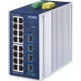 PLANET IGS-4215-16T4X Switch gestionado industrial L2/L4 - 16 puertos 10/100/1000 + 4 SFP