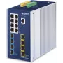 PLANET TSN-6325-8T4S4X switch TSN industrial L3 gestionado con 8x GbE RJ45, 4x 1G/2.5G SFP, 4x 10G SFP+