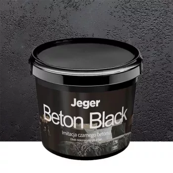 Plaster Decor Jeger Hormigón Negro 7kg