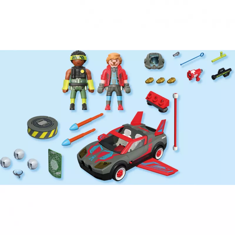 Playmobil 71832 Heroes: vehículo multifunción de héroes