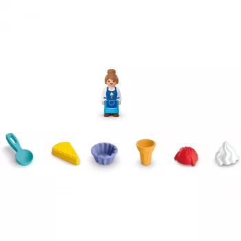 PLAYMOBIL 72006 JUNIOR heladería de arena