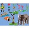 PLAYMOBIL 72068 Elefante con cuidador de animales