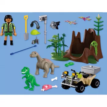 Playmobil 72069 Escondite de dinosaurios