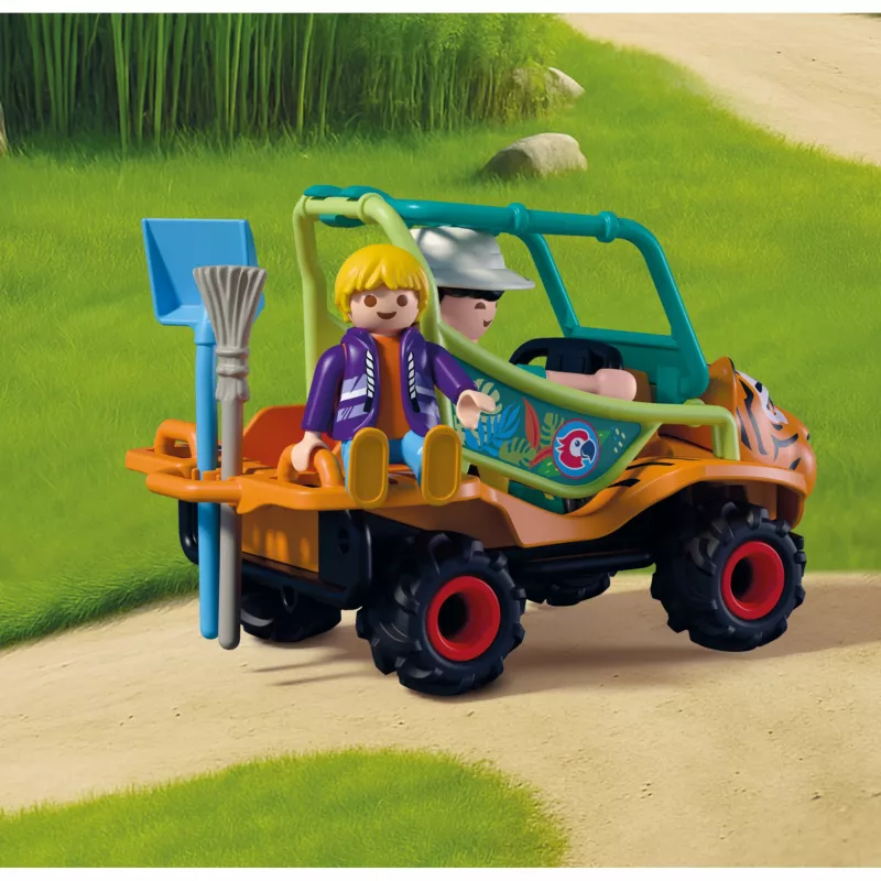 PLAYMOBIL 72072 Animals & Friends Vehículo de cuidado de animales del zoo