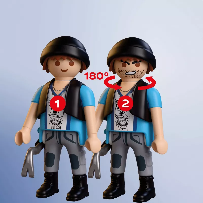 PLAYMOBIL 72079 City Action policía persecución en moto