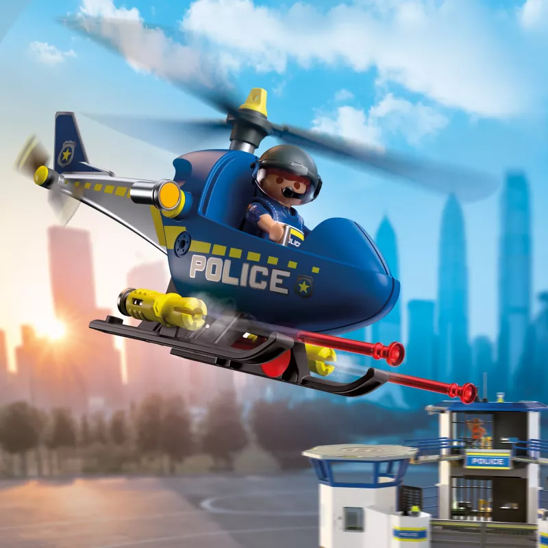 PLAYMOBIL 72080 City Action helicóptero de policía