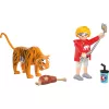 PLAYMOBIL 72089 Animals & Friends Zoo Tigre y visitantes