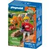 PLAYMOBIL 72089 Animals & Friends Zoo Tigre y visitantes