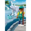 Playmobil 72090 Animals & Friends Zoo: oso polar y cuidador