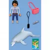 PLAYMOBIL 72091 Animals & Friends Zoo delfín y visitantes
