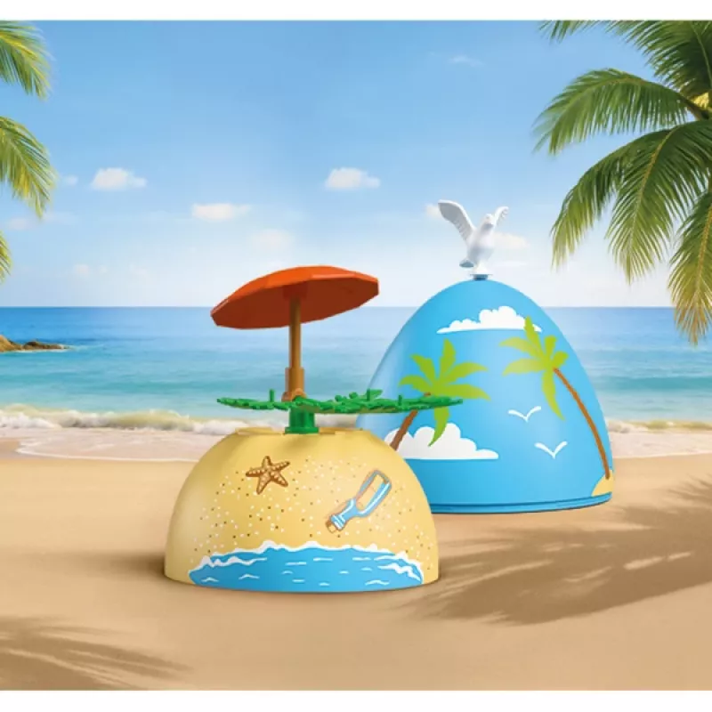 PLAYMOBIL 72101 huevo de juego Beach Holiday Surprise Toy Egg