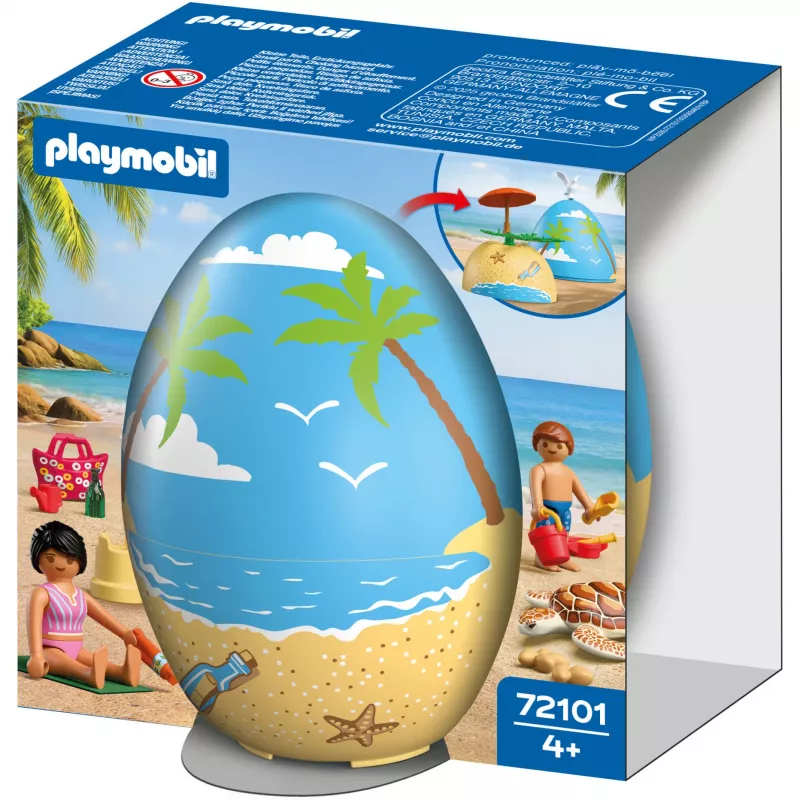 PLAYMOBIL 72101 huevo de juego Beach Holiday Surprise Toy Egg