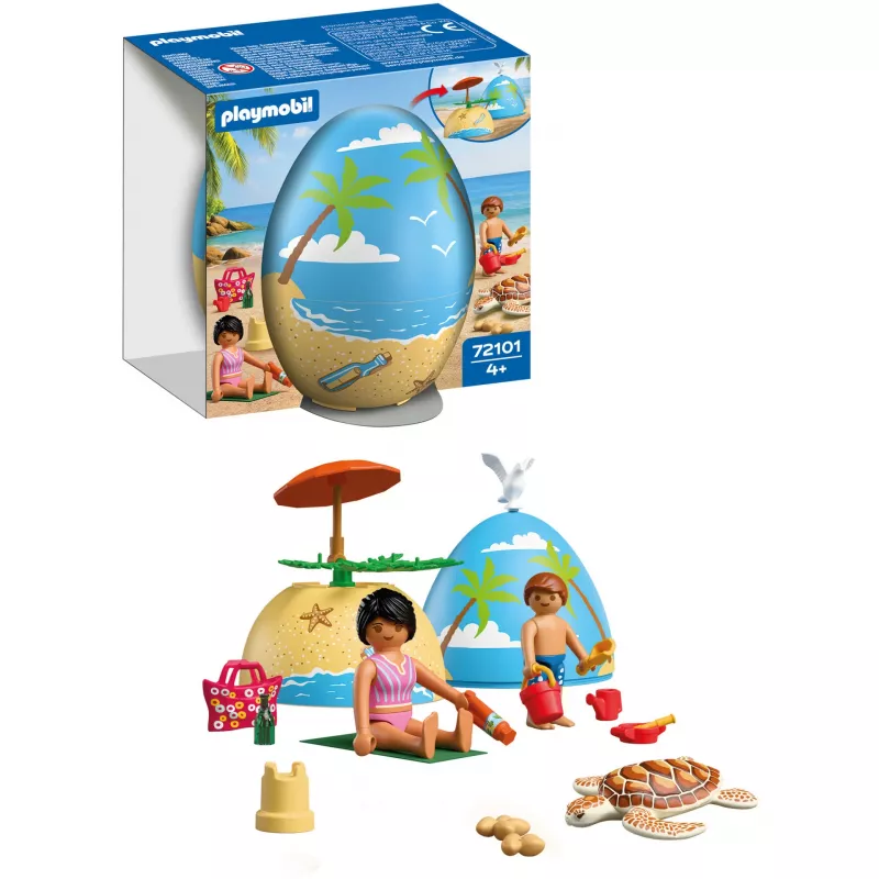 PLAYMOBIL 72101 huevo de juego Beach Holiday Surprise Toy Egg