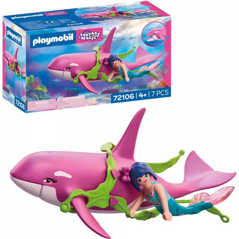 Playmobil 72106 Fantasy & Magic orca con sirena