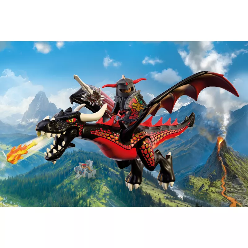 Playmobil 72114 Caballero Dragón Negro